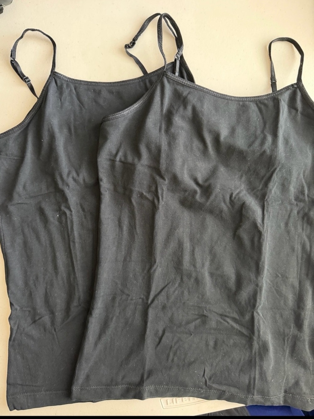 🖤🐈⬛CHEROKEE (2) Black Stretch Cami Tops